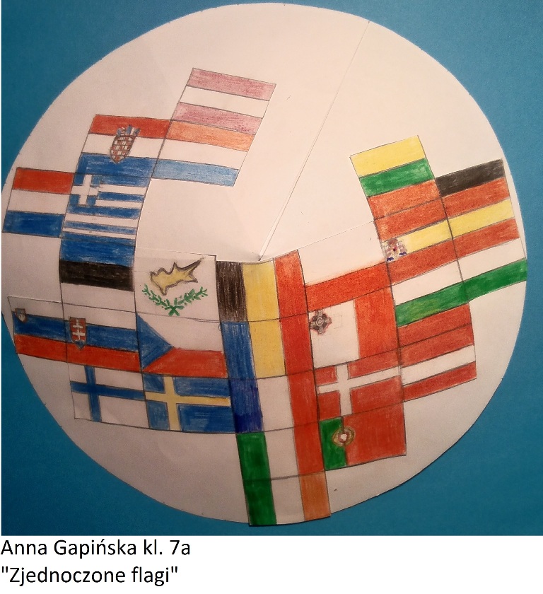 wyróżnienie, Anna Gapińska kl 7a, (Zjednoczone flagi).jpg